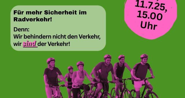 1. Critical Mass in Wissen – für mehr Sicherheit im Radverkehr!