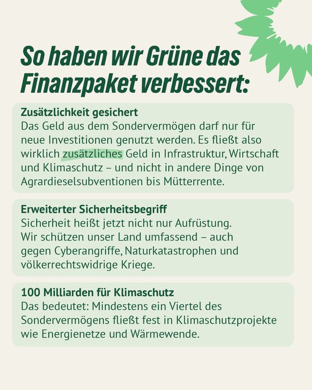 Grundgesetzänderung beschlossen – Grüne Erfolge für Klimaschutz & Sicherheit!