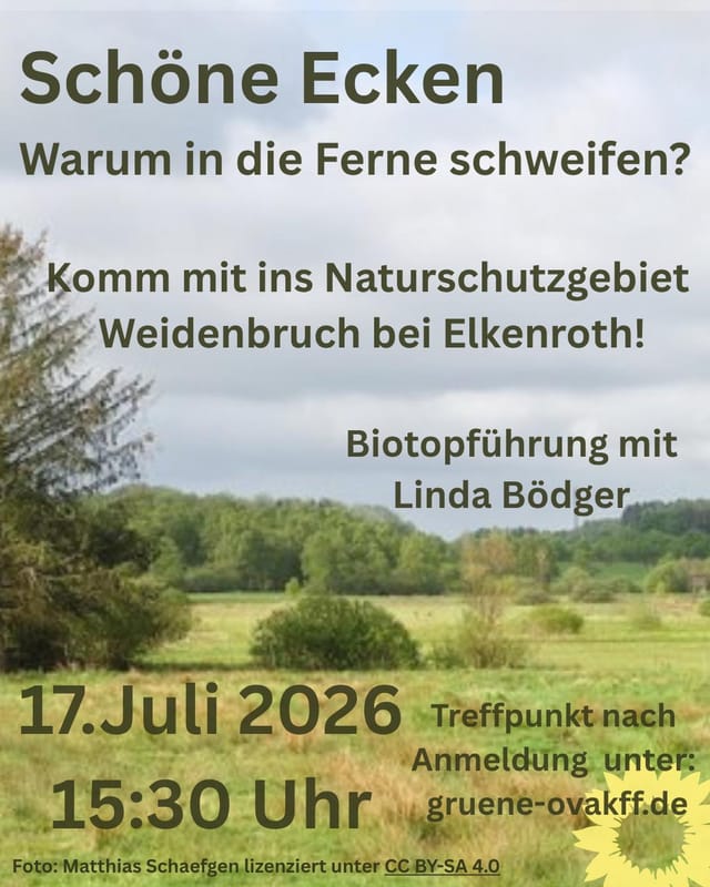 Biotopführung am 17. Juli: Weidenbruch in Elkenroth